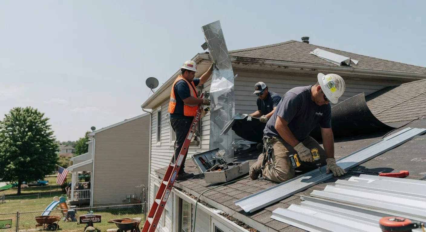 Storm Damage Metal Roof Repair in Sudlersville, MD